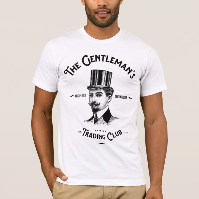 Gentleman T-tröja för handelklubb T Shirt (Framsida)