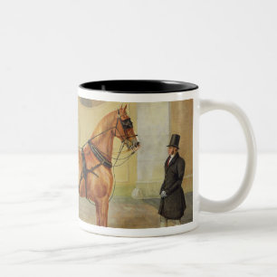 Gentleman vagnar: En Cabriolet, c.1820-30 (olja Två-Tonad Mugg