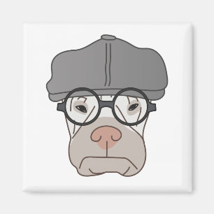 Gentlemans den grumpy magneten - konst av Irina Magnet