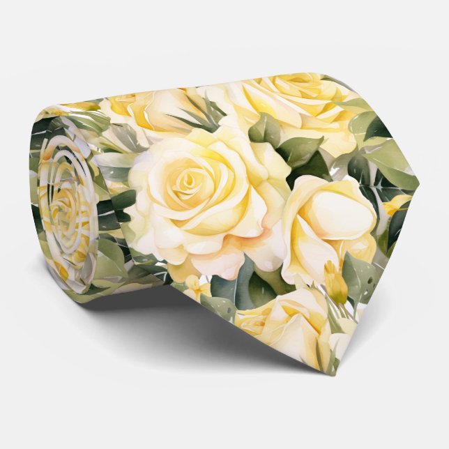Gentleman's Tie | Wedding and Event Floral Necktie Slips (Rullad)