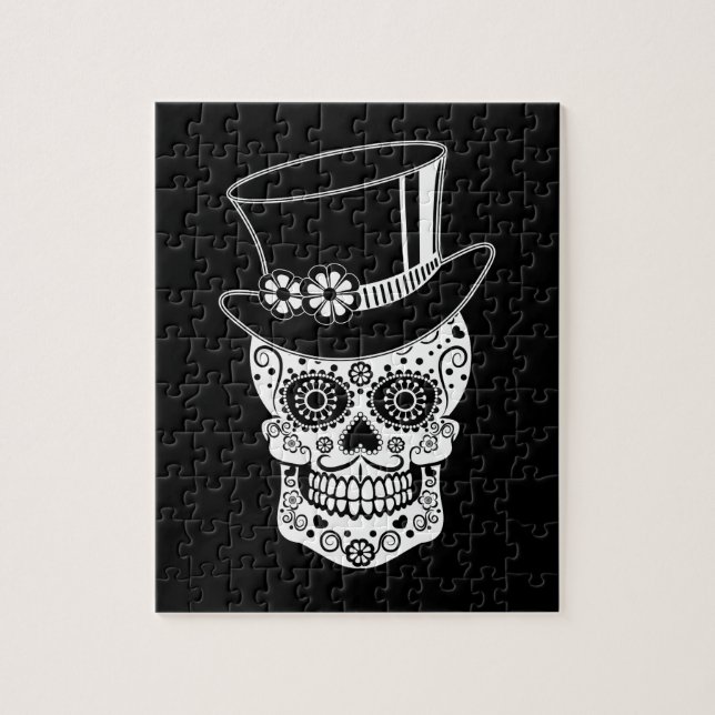 Gentlemansocker Skull-01 Pussel (Vertikal)