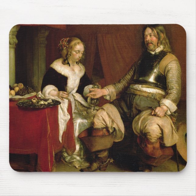 Gentlemansoldaten (olja på kanfas) musmatta (Framsidan)