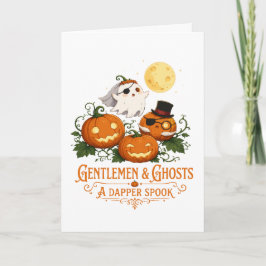 Gentlemen & Ghosts Halloween Kort