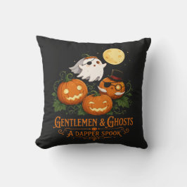 Gentlemen & Ghosts Halloween Kudde