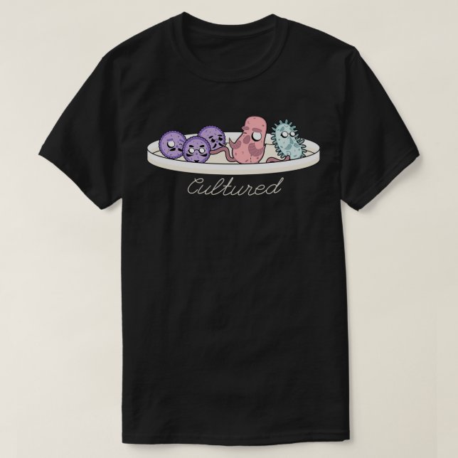 Gentlemen Microbes T Shirt (Design framsida)