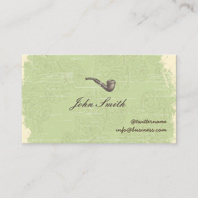 Gentlemen's Pipe Telefonkort affärskort v2 (Framsida)