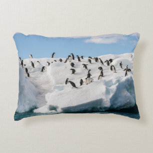 Gentoo Penguin Antarctica Iceberg-speltid Prydnadskudde