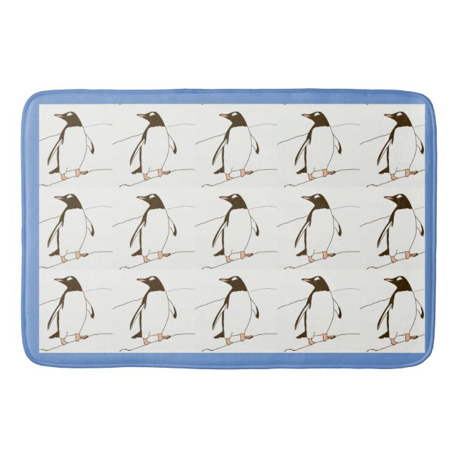 Gentoo Penguin Bathmat Badrumsmatta (Framsidan)