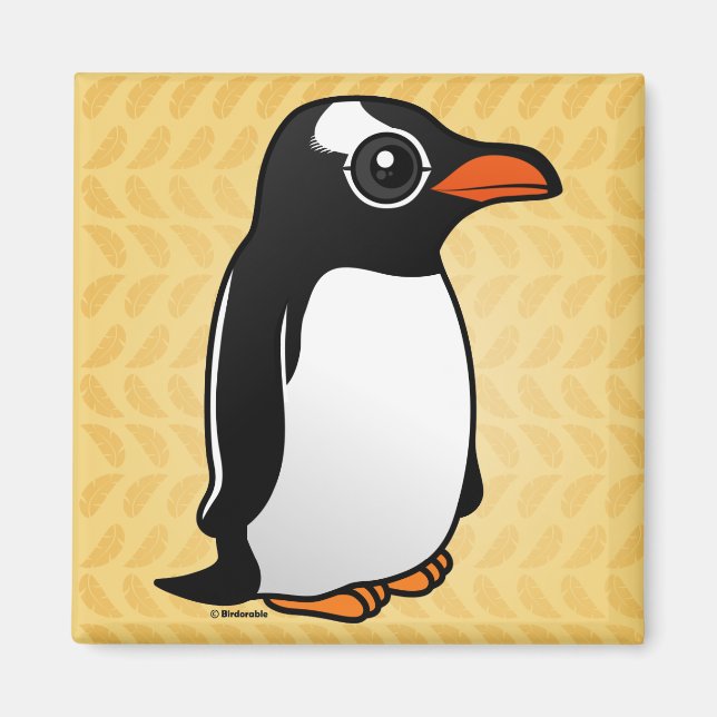 Gentoo Penguin Magnet (Framsidan)