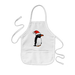 Gentoo Penguin Santa Barnförkläde
