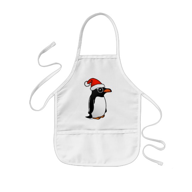 Gentoo Penguin Santa Barnförkläde (Framsidan)