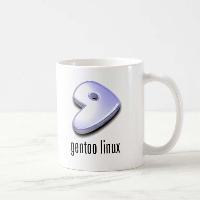 gentooLinuxlogotyp Kaffemugg (Höger)