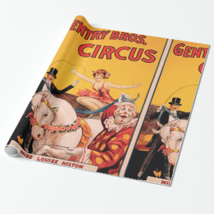 Gentry Bros. Cirkus Presentpapper