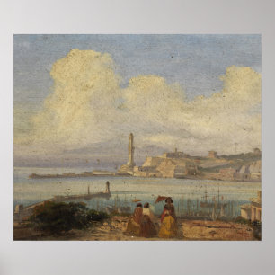 Genua-bukten (Bucht von Genual) Poster
