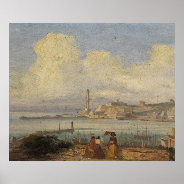 Genua-bukten (Bucht von Genual) Poster (Framsidan)