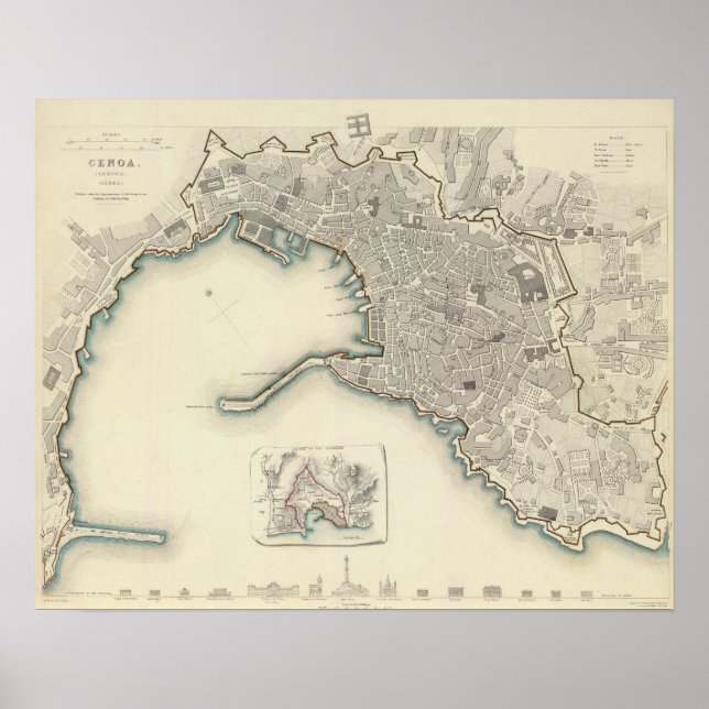 Genua Genova Genes Poster (Framsidan)