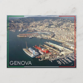 Genua - vykort för Italien