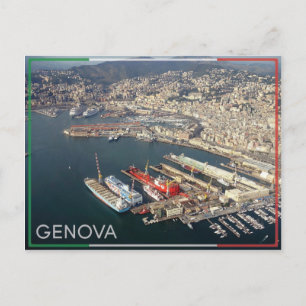 Genua - vykort för Italien