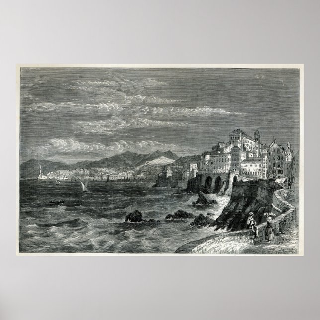 Genuas stad poster (Framsidan)