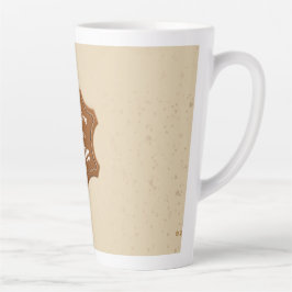 Genuine 100% Latte Neutral Pattern Mug