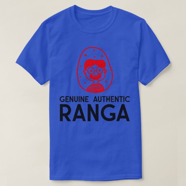 Genuine Authentic Ranga funny design T Shirt (Design framsida)