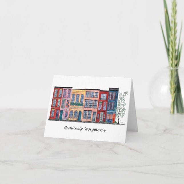 Genuint Georgetown Tack Kort (Framsida)