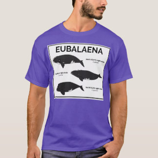 Genus Eubalaena Höger Whales T Shirt