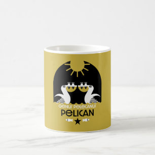 Genus Pelecanus Bird Art Magisk Mugg