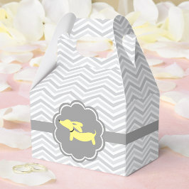 Genusneutral Dachshund Baby Gult Favoritbox Presentaskar