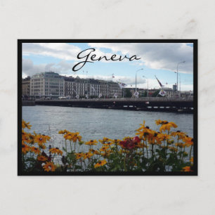 Genva sjö flora vykort