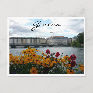 Genva sjö flora vykort
