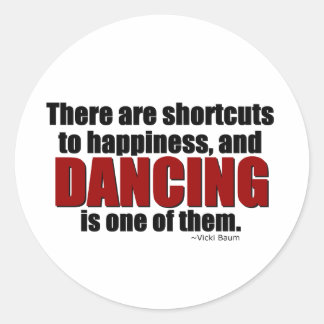 Genväg till lycka runt klistermärke