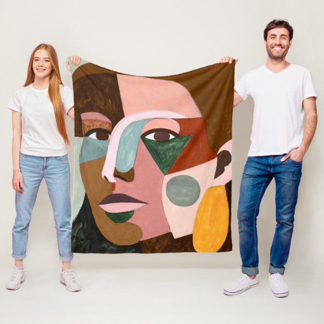 Geo Ansikte Fleecefilt (På plats)