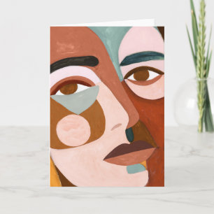 Geo Ansikte UpClose Kort