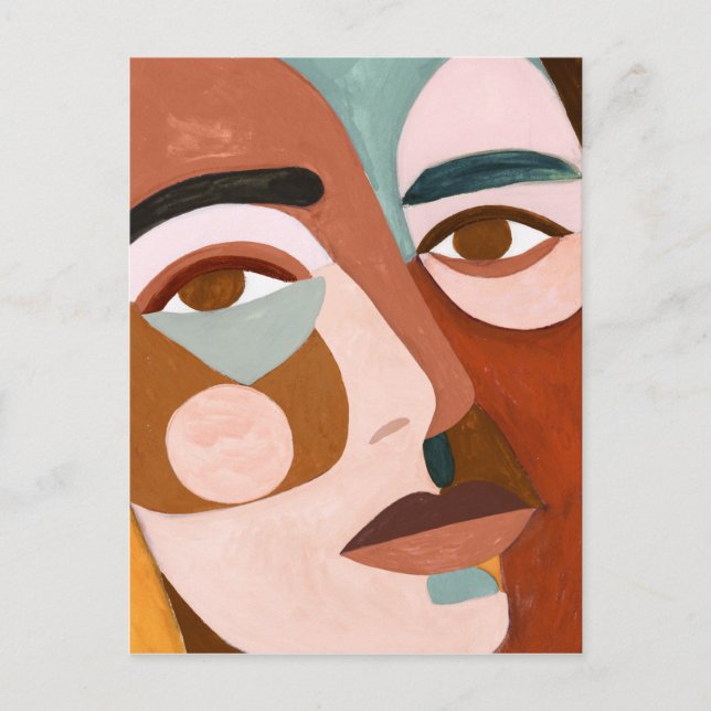 Geo Ansikte UpClose Vykort (Framsida)