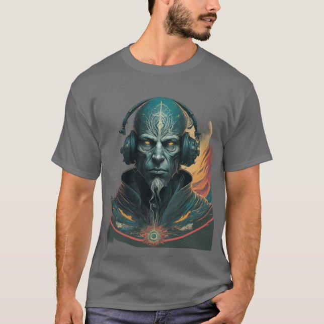 Geo Beats: Jordens DJ T Shirt (Framsida)