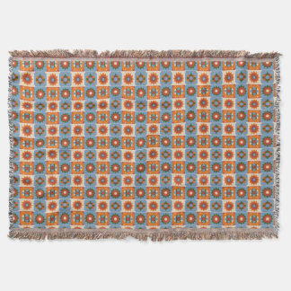 Geo-Celestial Repeat Mönster Throw Blanket Filt