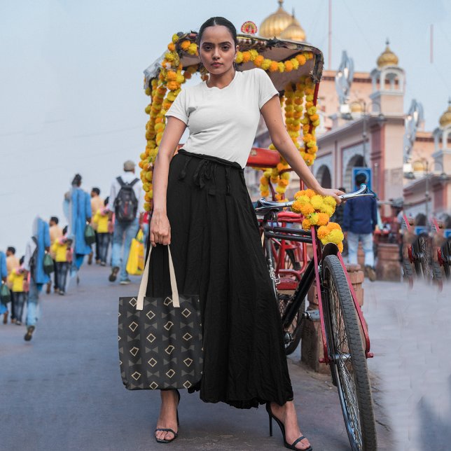 Geo diagonal triangel tygkasse (Skapare uppladdad)