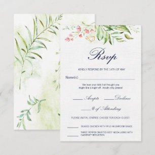 Geo Envy RSVP-kort Inbjudningar