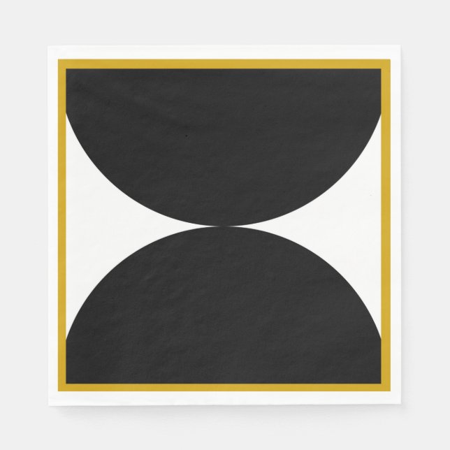 Geo Luncheon Napkin Pappersservett (Framsidan)