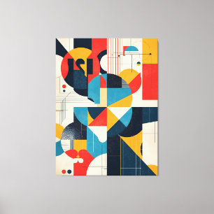 Geo Rhythm Canvastryck