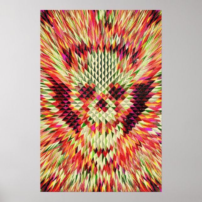 Geo Skull Poster (Framsidan)