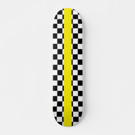Geo Square Med Gul Rand Skateboard