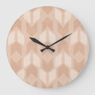 Geo-steg utomhus   Korallpil Mönster Stor Klocka