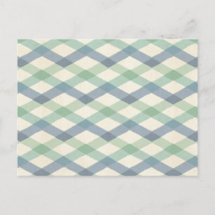 Geo-steg utomhus Pastel Geometric Mönster Vykort