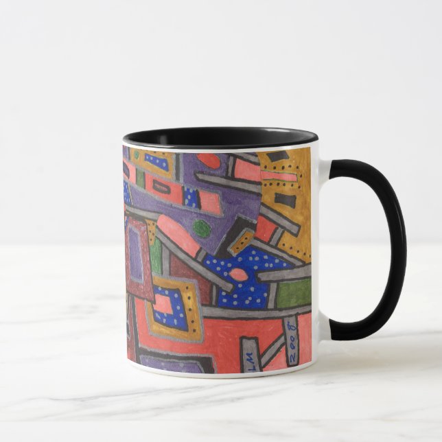Geo Tech, Abstrakt Art Mugg (Höger)