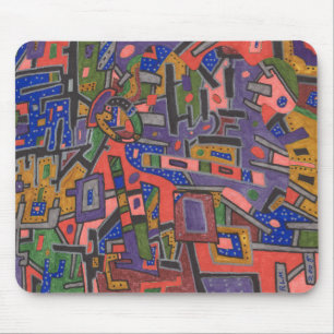 "Geo Tech" Abstrakt Mousepad Musmatta