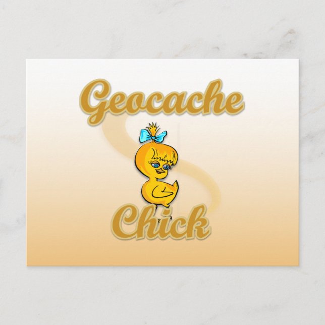 Geocache-Chick Vykort (Framsida)