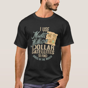 Geocache-presenter för pojkar män cache-cachelagni t shirt