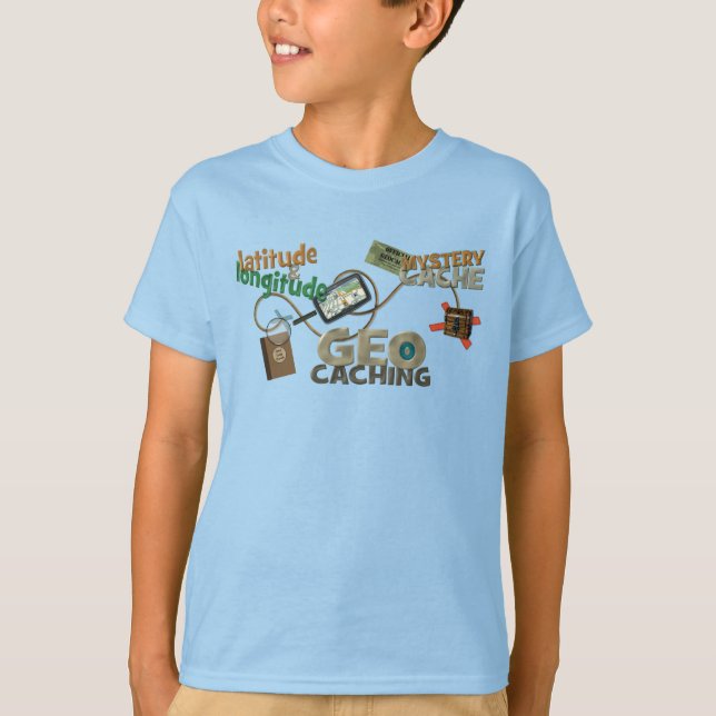 Geocache-Roligt T Shirt (Framsida)